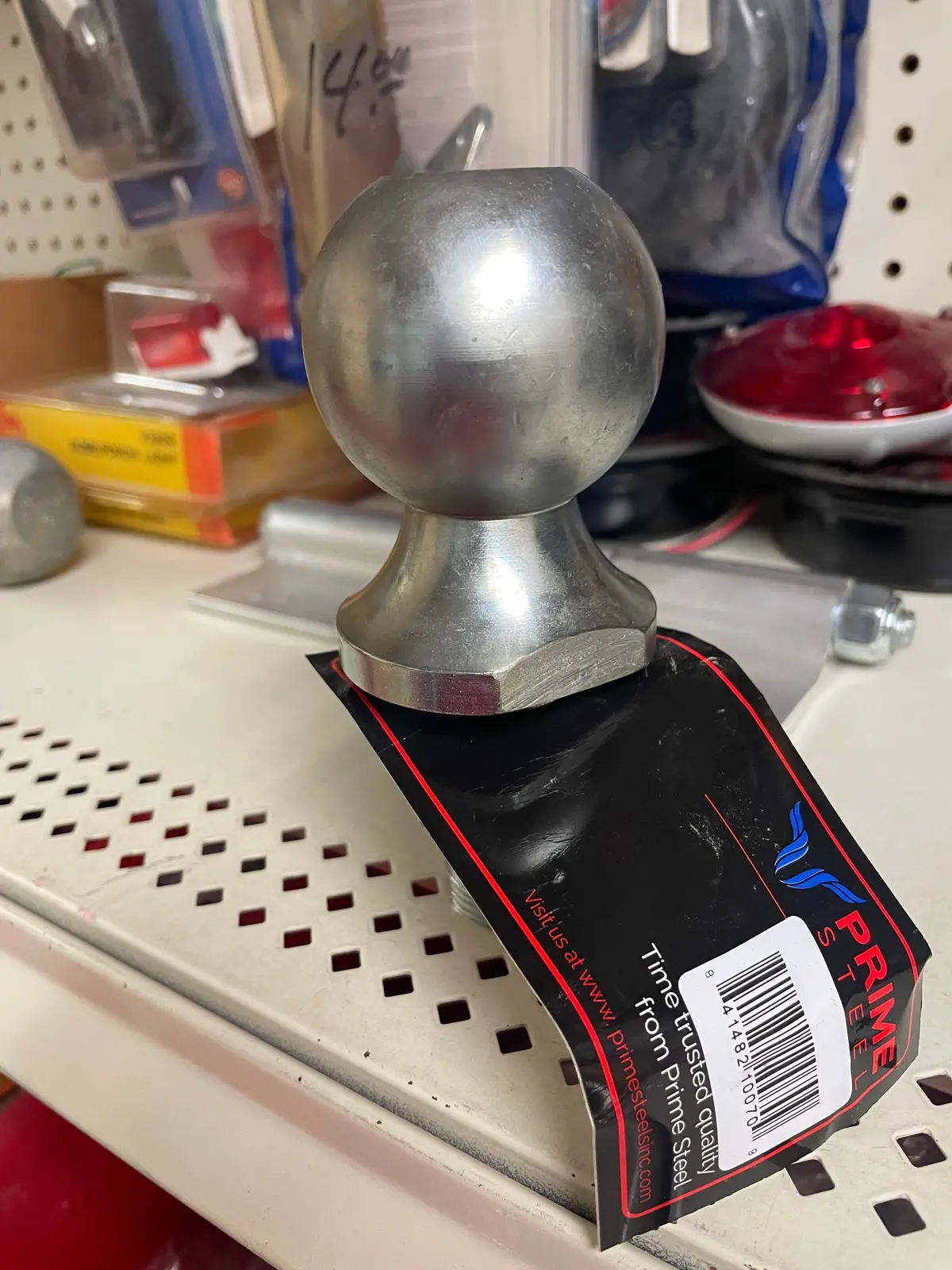 2-5/16" Ball, 1" Shank, Prime 6000# 1