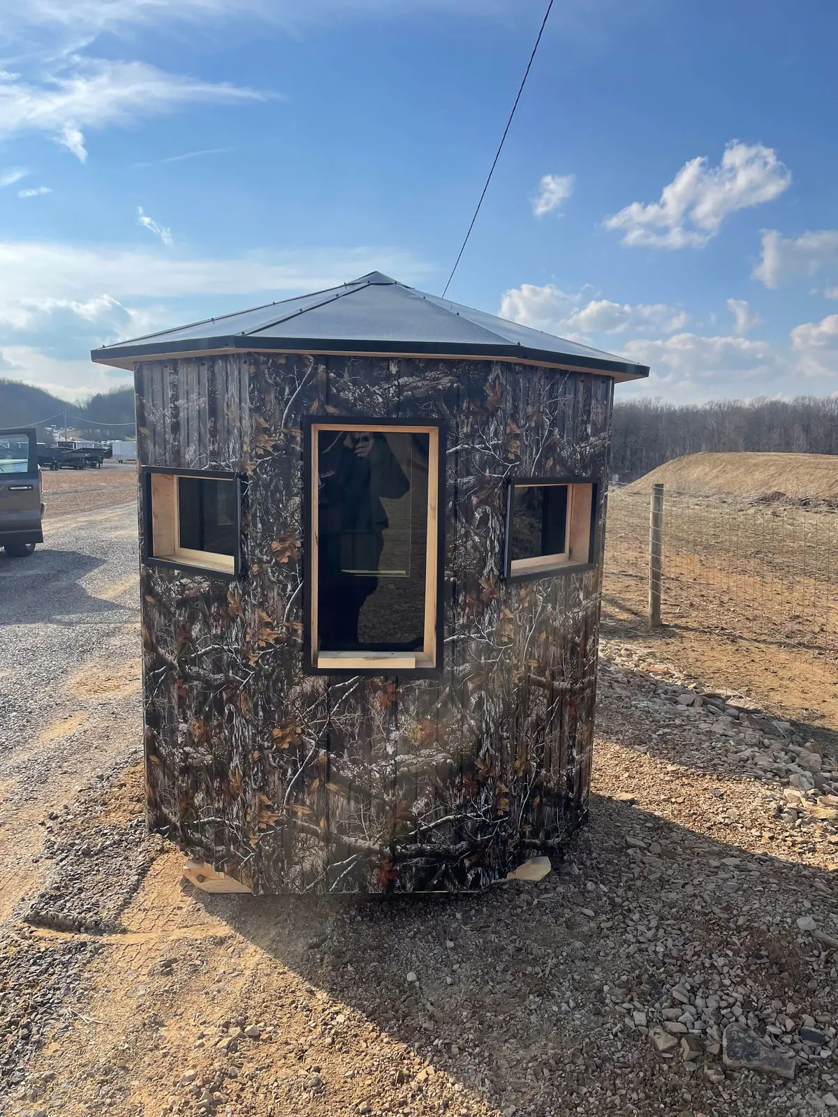 6X6 Camo Shanty 1