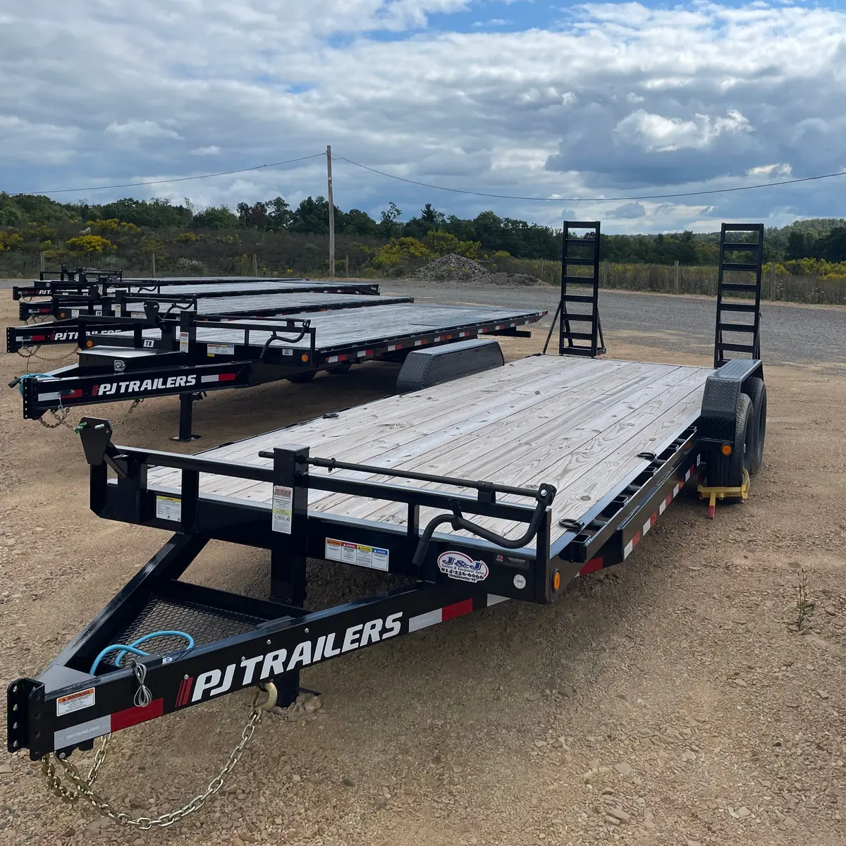 2023 Pj Cc 7X22 Equipment Hauler 1