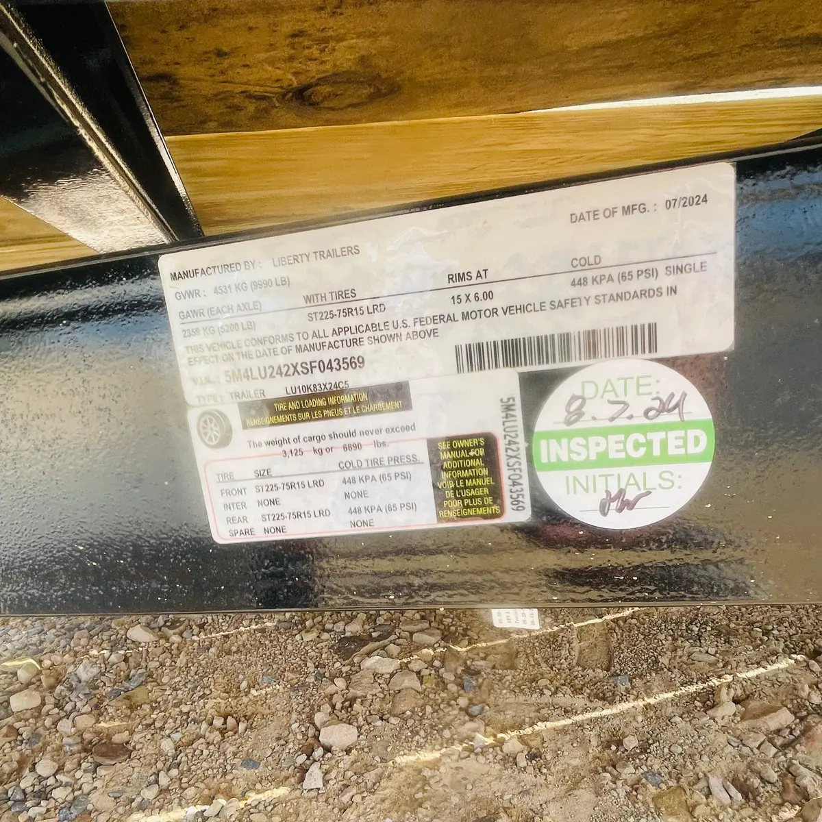 2025 Liberty 7X24 Tube Top Utility 10K Gvwr 2