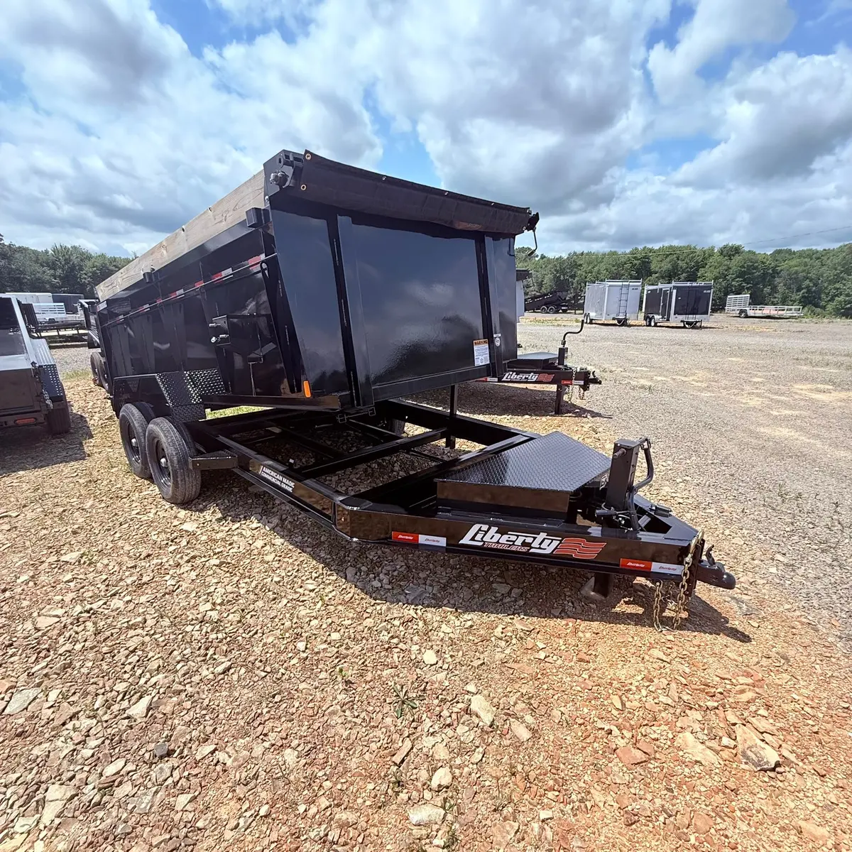 2025 Liberty 7X14 High Side Dump 7Ga Floor/Ramps/Tarp 1