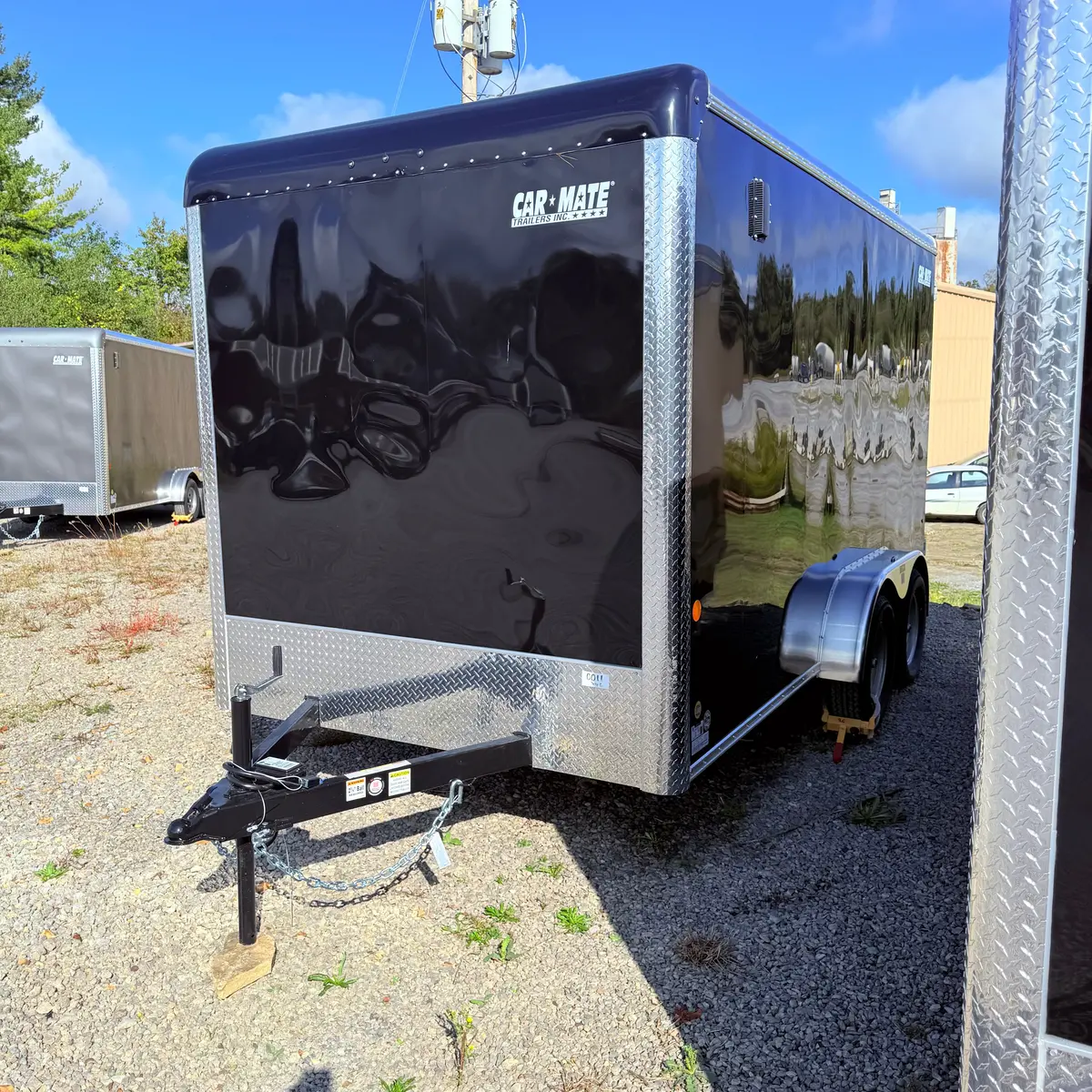 2026 Car Mate 7X14 Hd Custom W/ Barn Doors & 12" Additional Height 1
