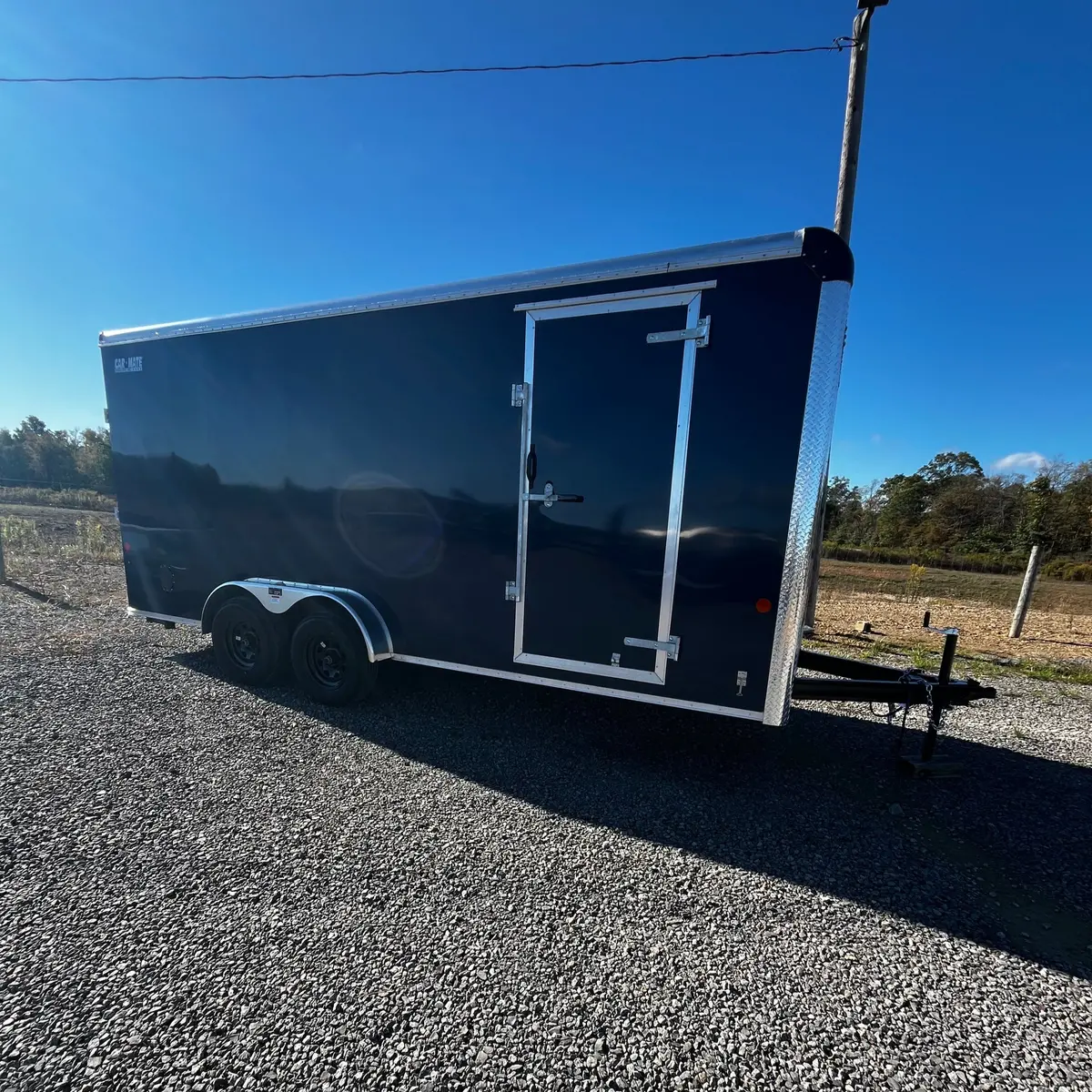 2026 Car Mate 7X18 Custom Cargo W/Ramp / 12"^/Step Out Awning 1