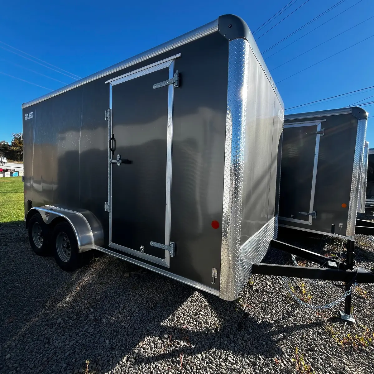 2025 Car Mate 7X14 Custom W/ Ramp Door & 12" Additional Height 1