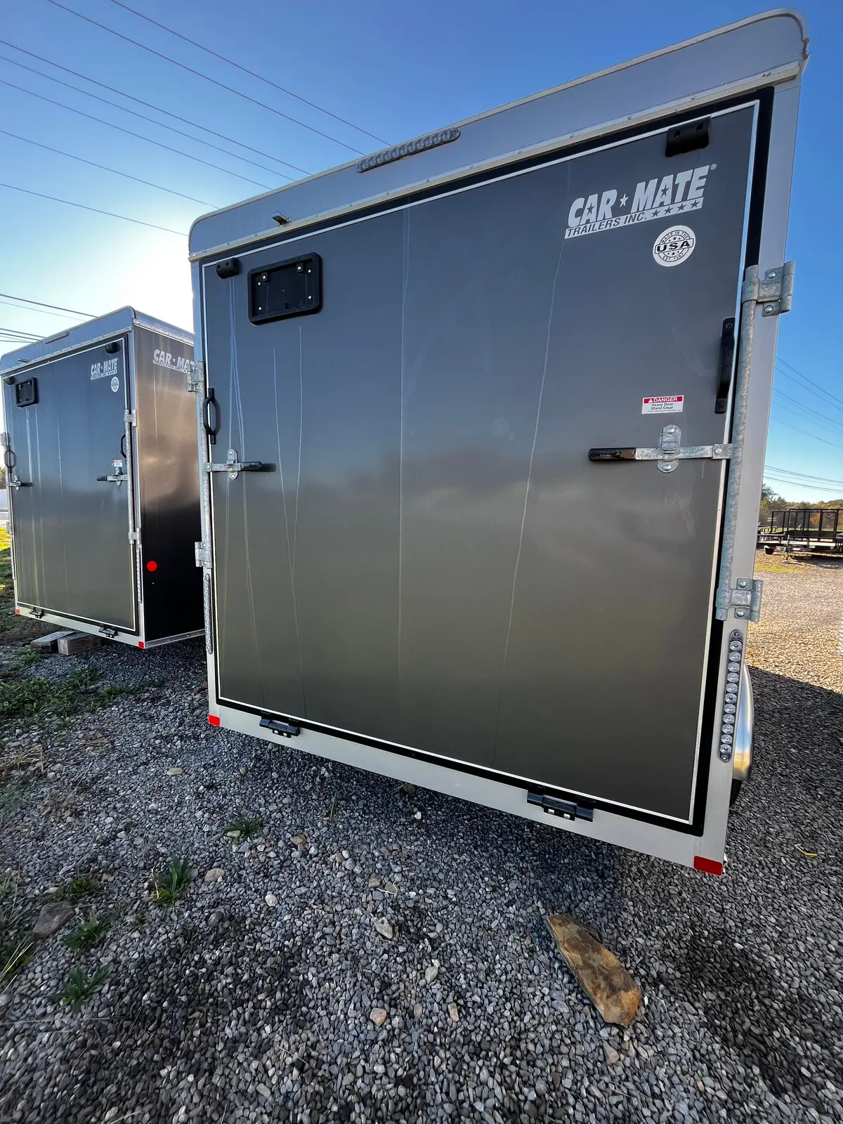 2025 Car Mate 7X14 Custom W/ Ramp Door & 12" Additional Height 2
