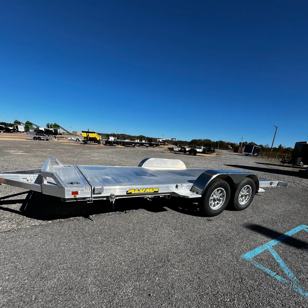 2026 Aluma 82"X16' Tilt Gvwr 7000 (8216Tilt-Ta-El-Rtd) 1