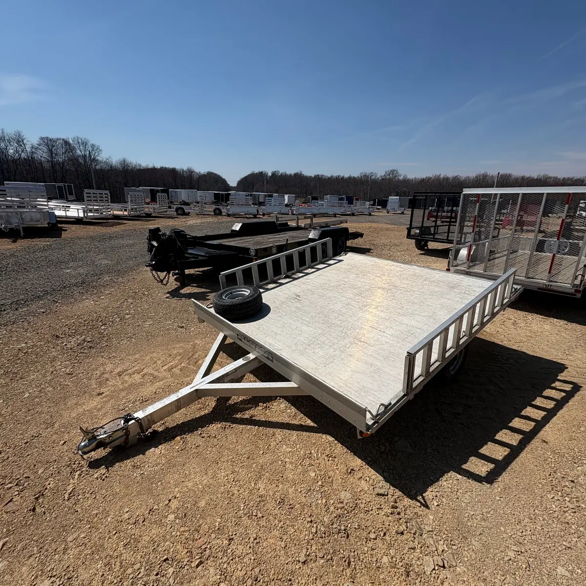 Pre Owned 2011 Aluma 90"X100" Atv Trailer 1