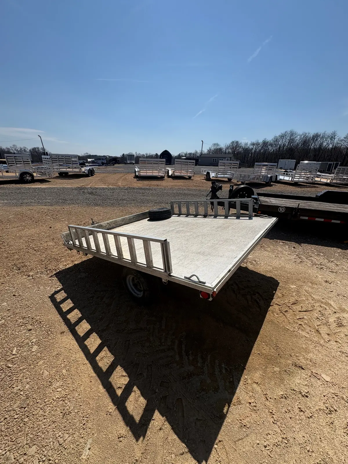 Pre Owned 2011 Aluma 90"X100" Atv Trailer 2