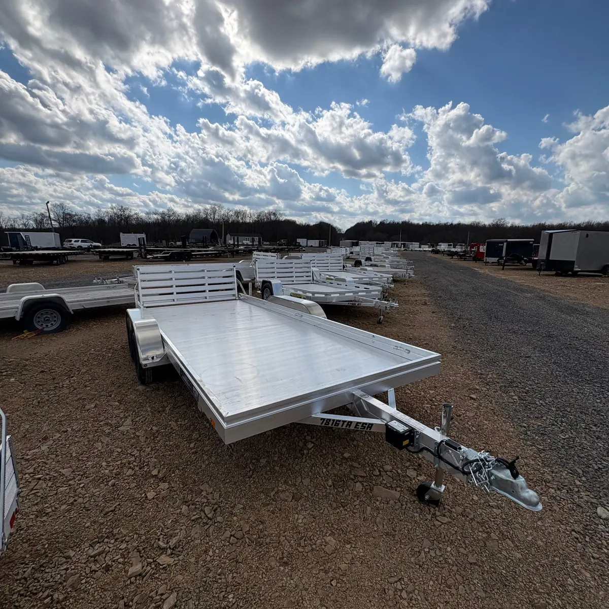 2027 Aluma 78"X16' Utility (7816Esa-Ta-El-Bt) 1