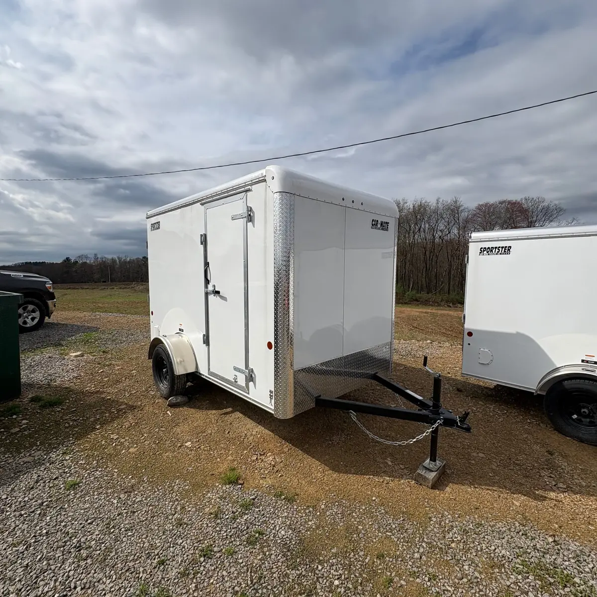 2026 Car Mate 6X10 Sportster W/ Ramp Door & 6" Additional Height 1