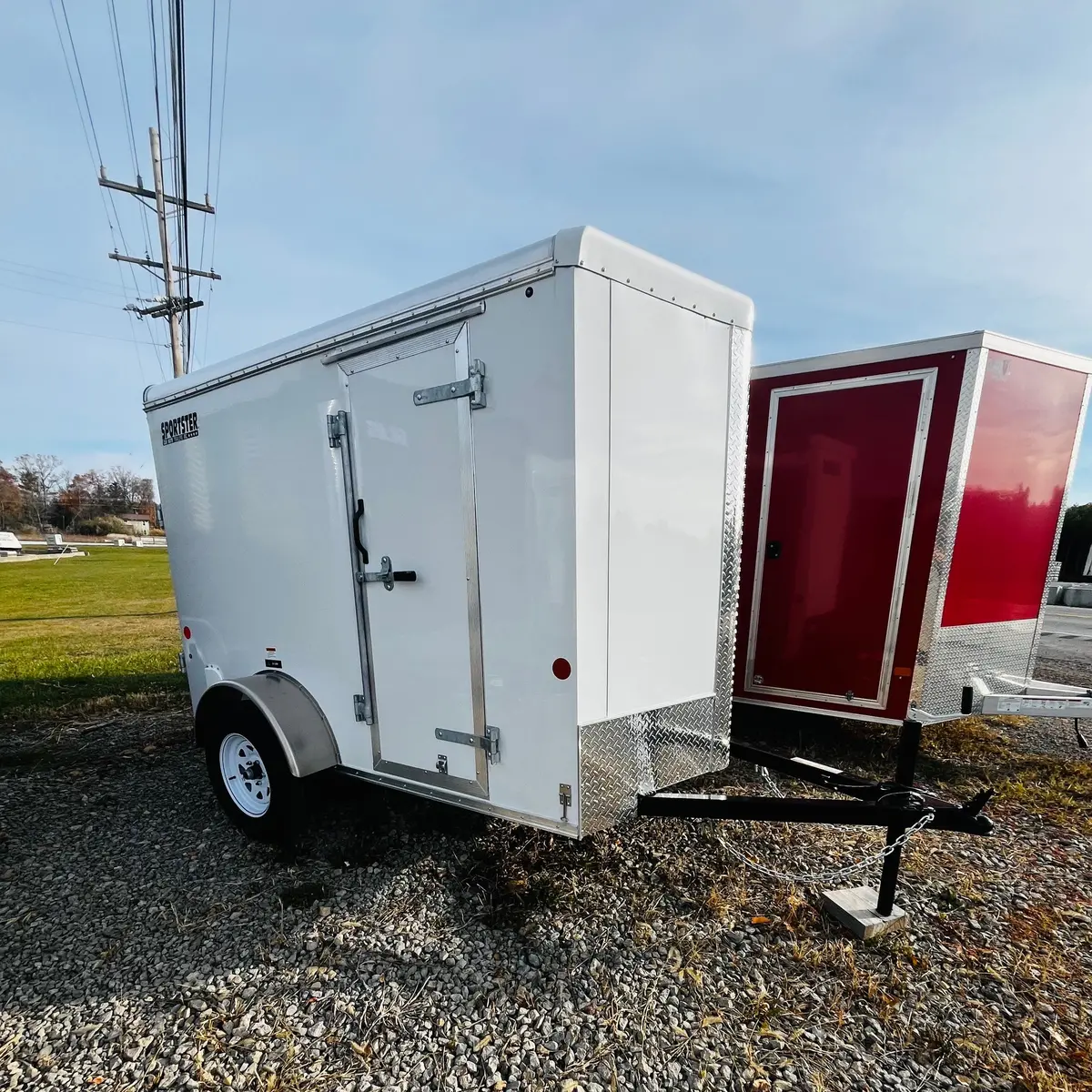 2026 Car Mate 5X8 1/2 V-Sport W/ Ramp Door & 6"^ Added Height 1