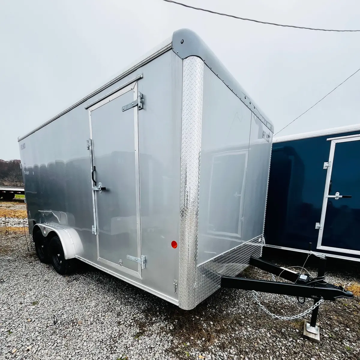 2026 Car Mate 7.5X16 Hd Custom Cargo W/ Ramp Door & 12" Added Height 1