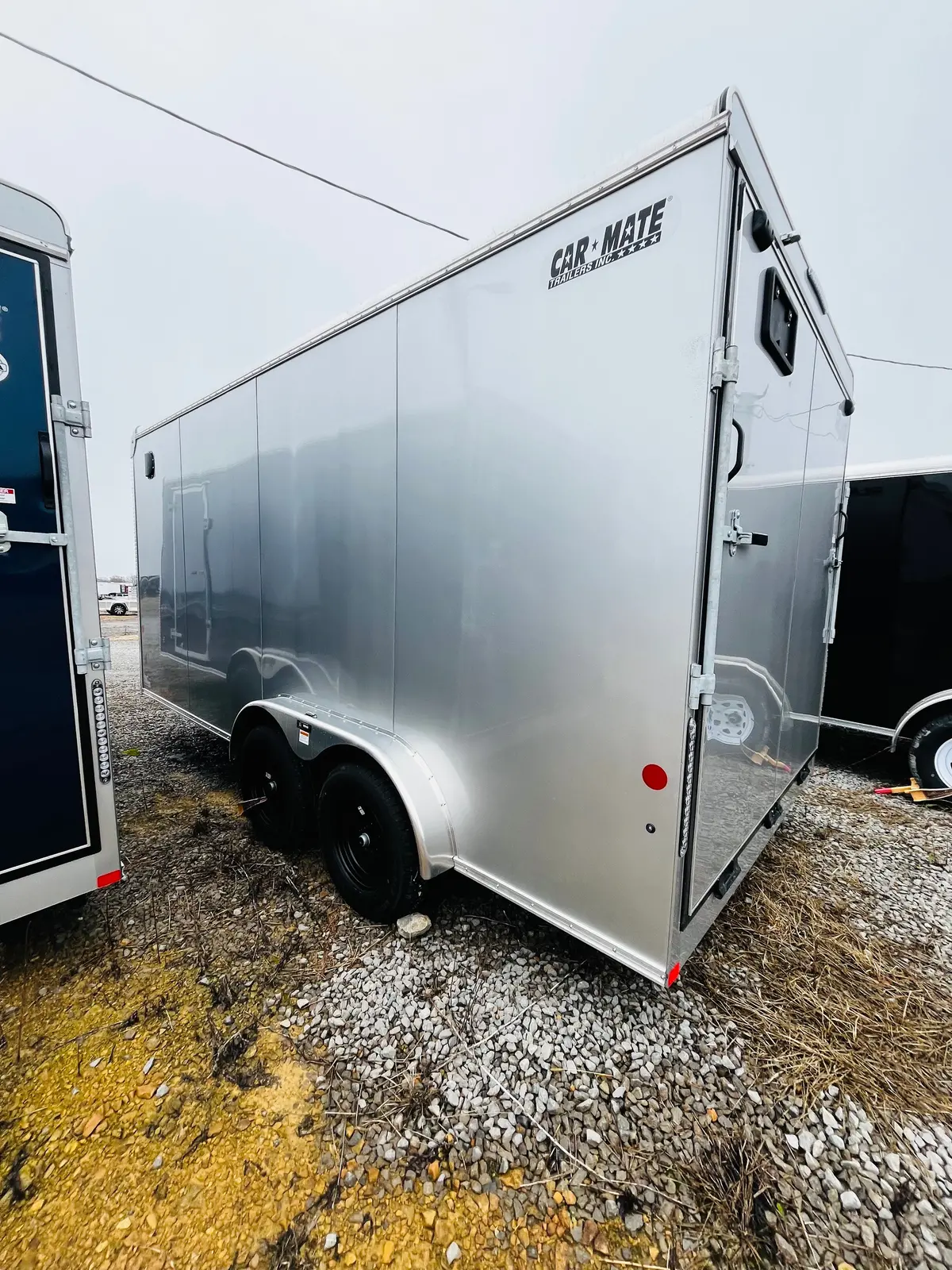 2026 Car Mate 7.5X16 Hd Custom Cargo W/ Ramp Door & 12" Added Height 2