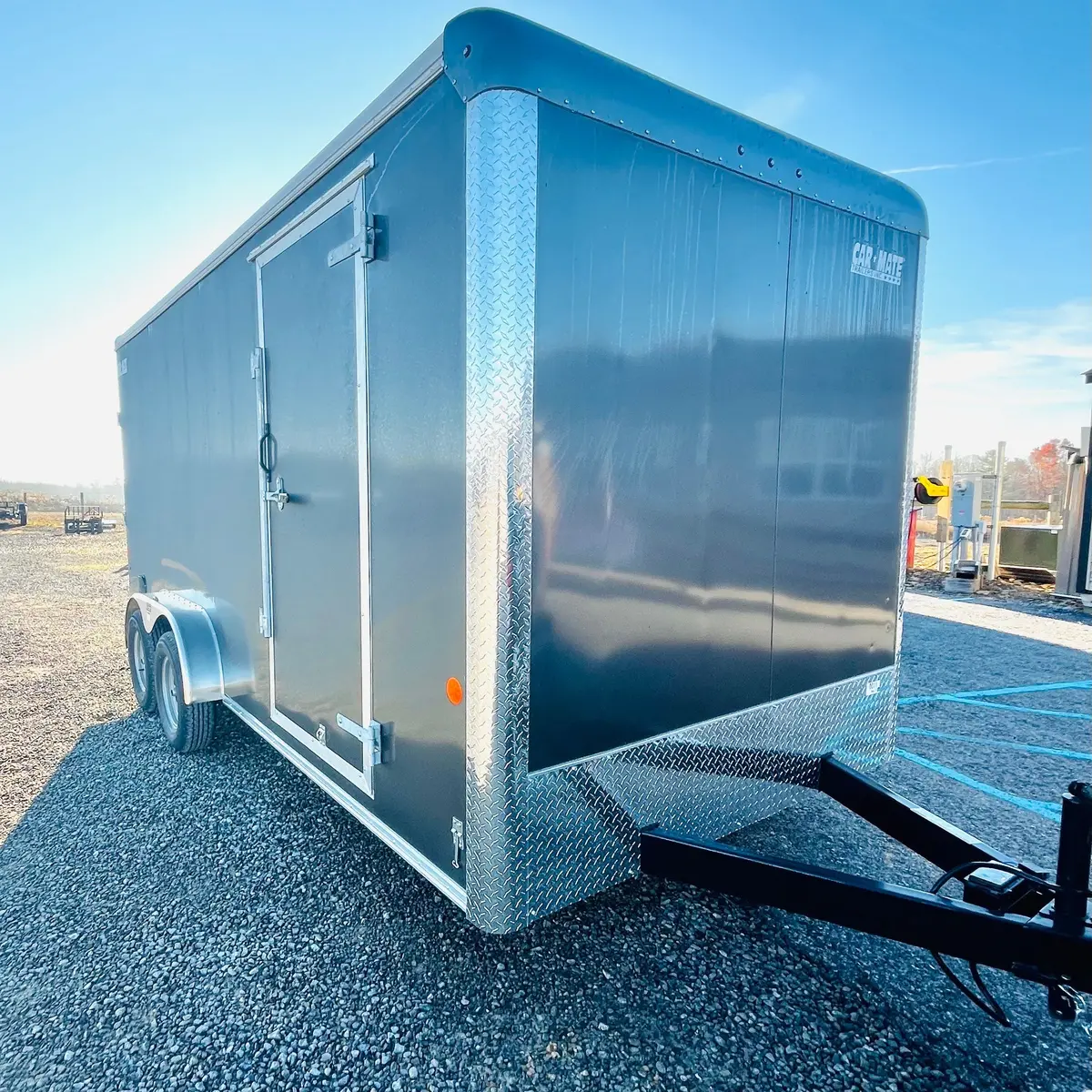 2026 Car Mate 7X16 Hd Custom Cargo W/ 12"^ / Ramp Door 1