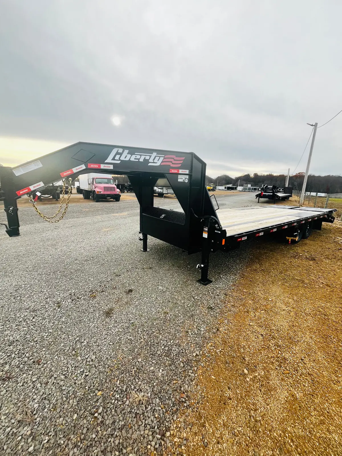 2025 Liberty 8.5X25 Deckover Flatbed Gooseneck 15K Gvwr W/ Big Ass Ramps 2
