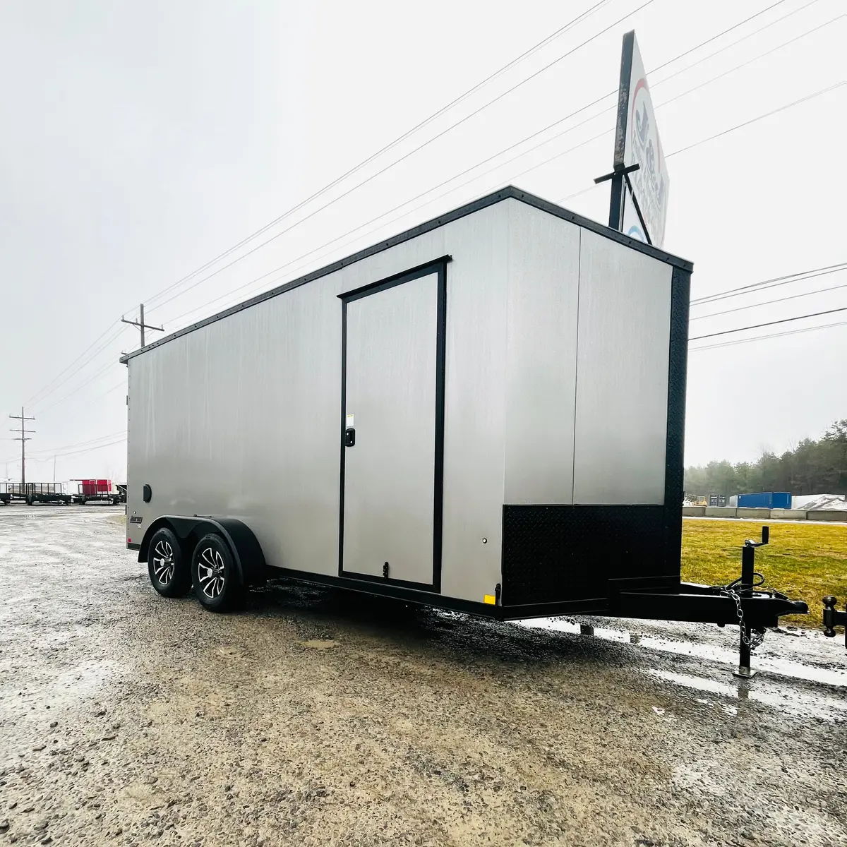 Preowned 2024 Pace 7X16 Journey Blackout W/ Ramp Door 1