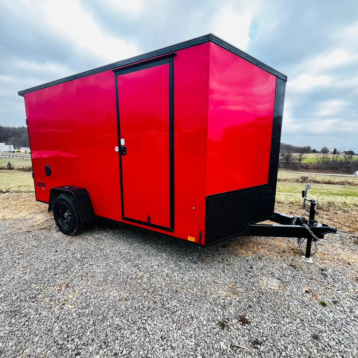 2023 Pace 7X12 Journey Se Blackout W/ Rear Spoiler And Load Lights 1