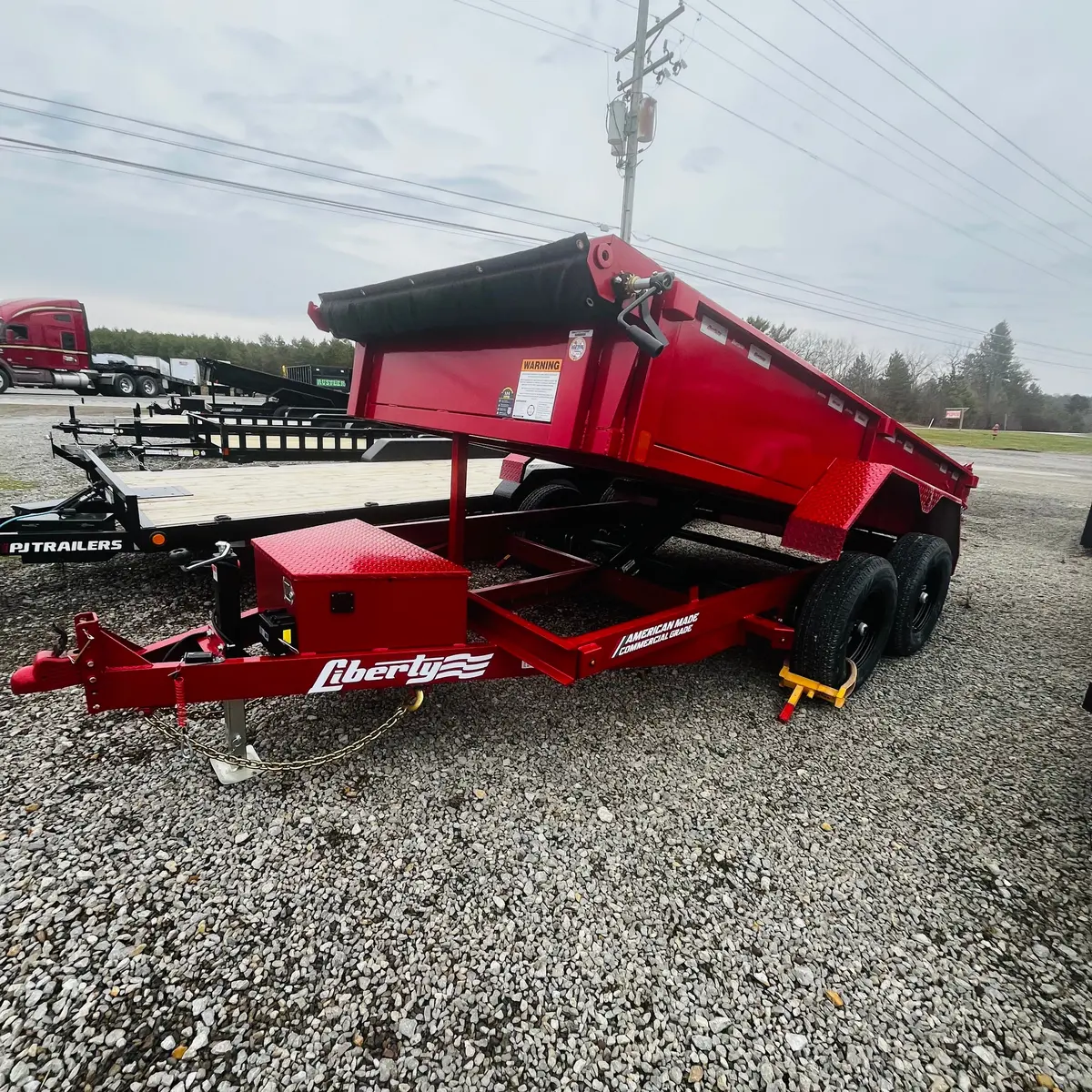 2026 Liberty 6X12 Dump W/Tarp Kit/Ramps/10K Gvwr 1