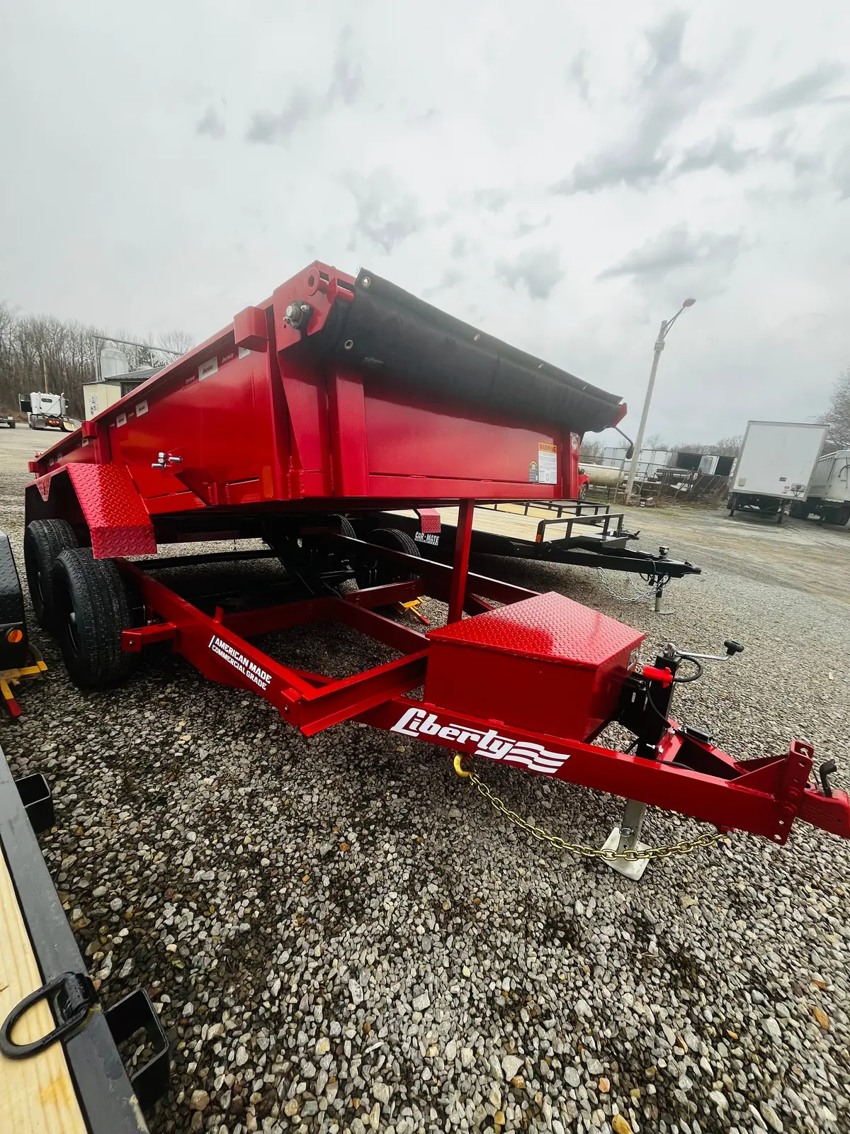 2026 Liberty 6X12 Dump W/Tarp Kit/Ramps/10K Gvwr 2