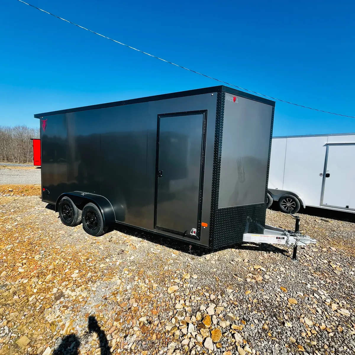 2026 Durabull Aluminum 7X16 Elite W/ Ramp & 6" Additional Height/ Walk On Roof 1