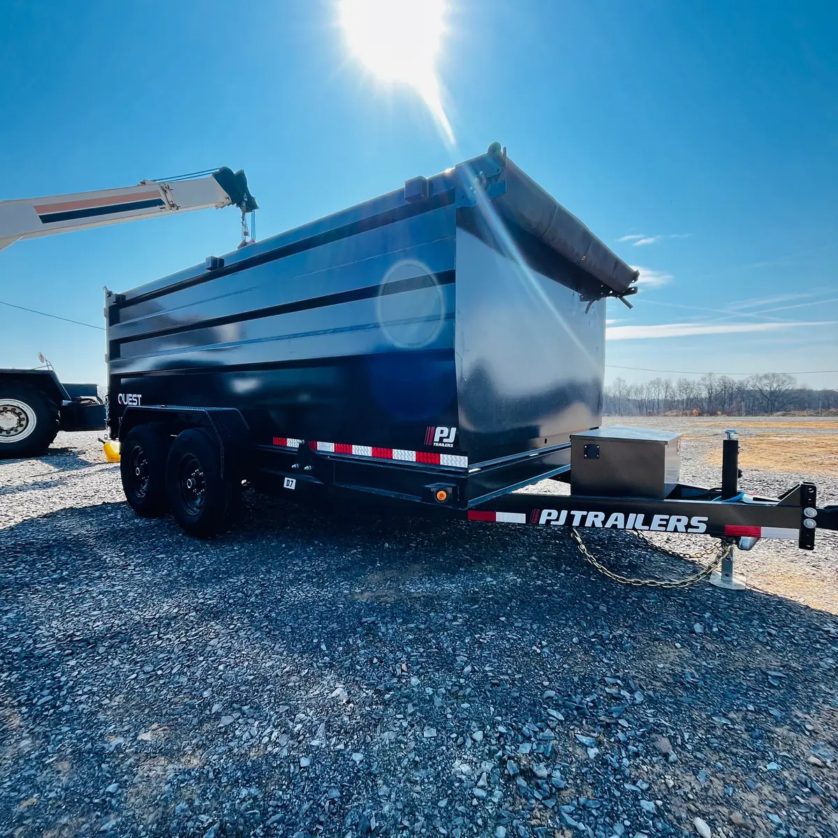 2026 Pj D7 7X14 Dump 14,000# Gvwr 4' Tall Sides 1