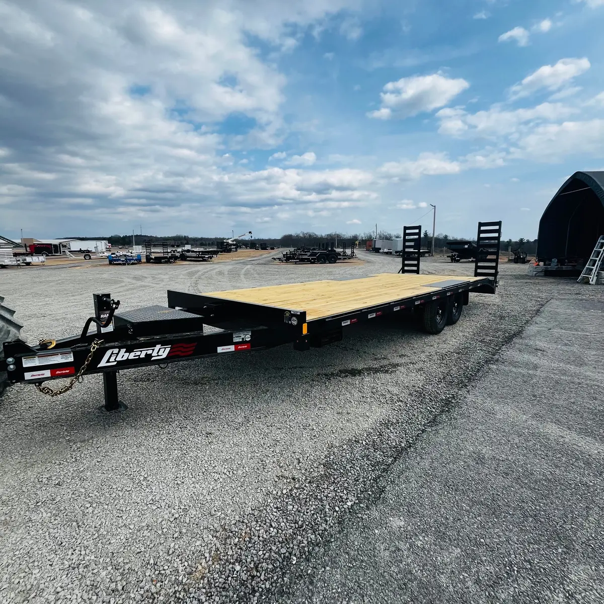 2026 Liberty 8.5X23 Deckover Flatbed 15.4K Gvwr 1