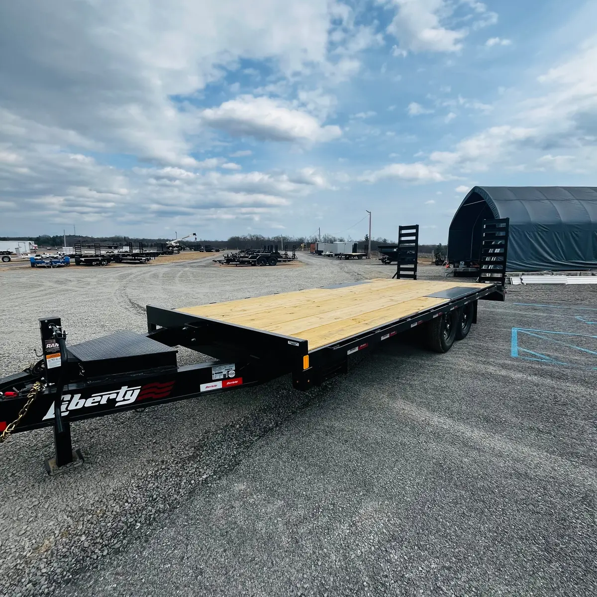 2026 Liberty 8.5X21 Deckover Flatbed 15.4K Gvwr 1