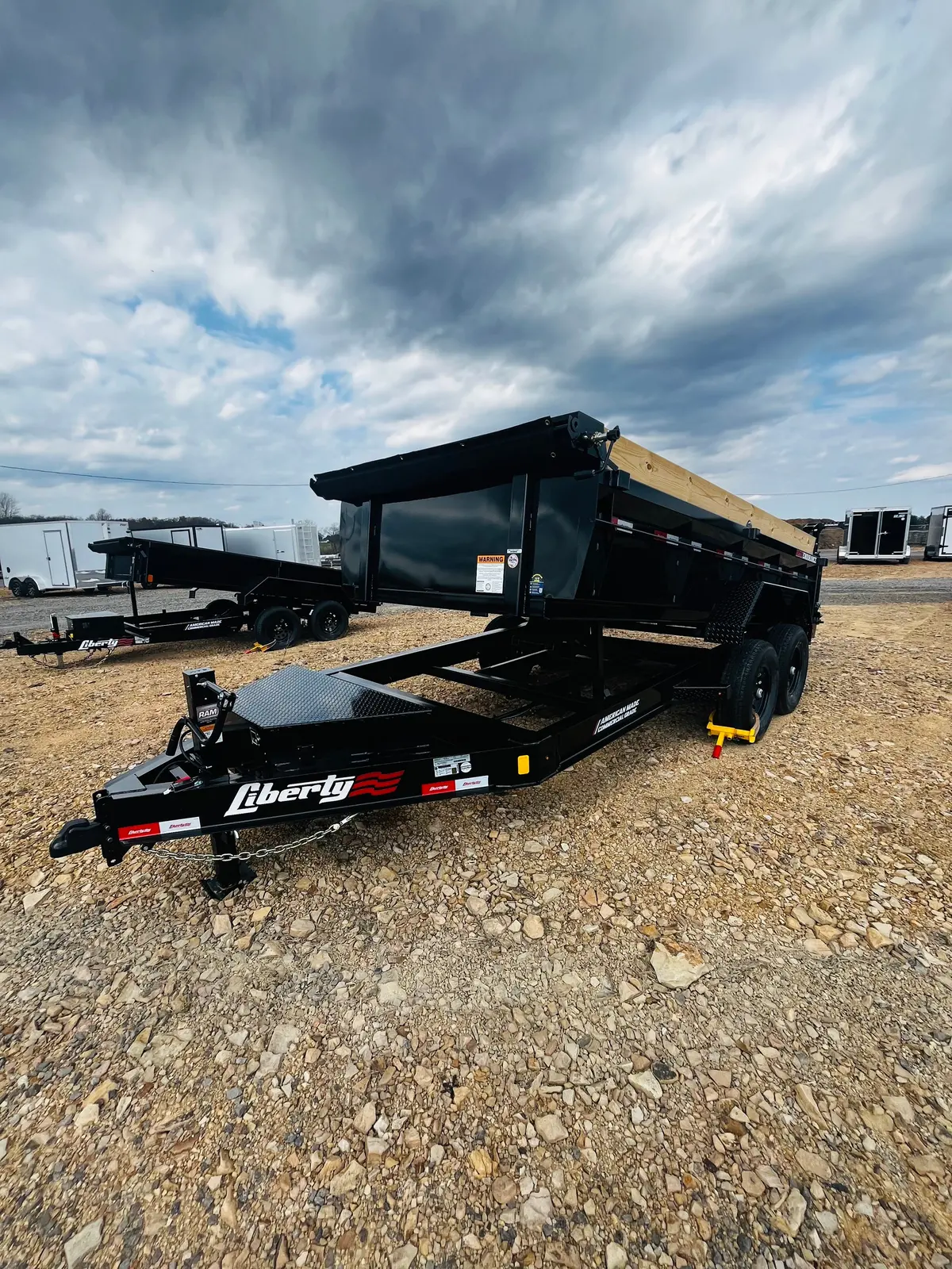 2026 Liberty 7X14 Dump 15.4K Gvwr- Ramps/Tarp/7 Ga Floor 2