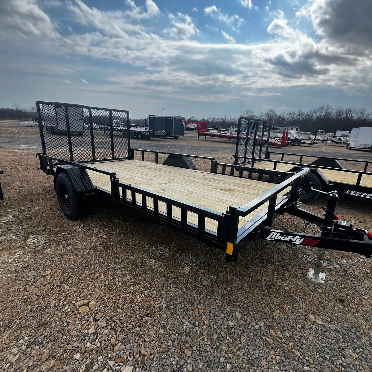 2026 Liberty 7X14 Utility 5K Gvwr W/ Atv Ramps 1