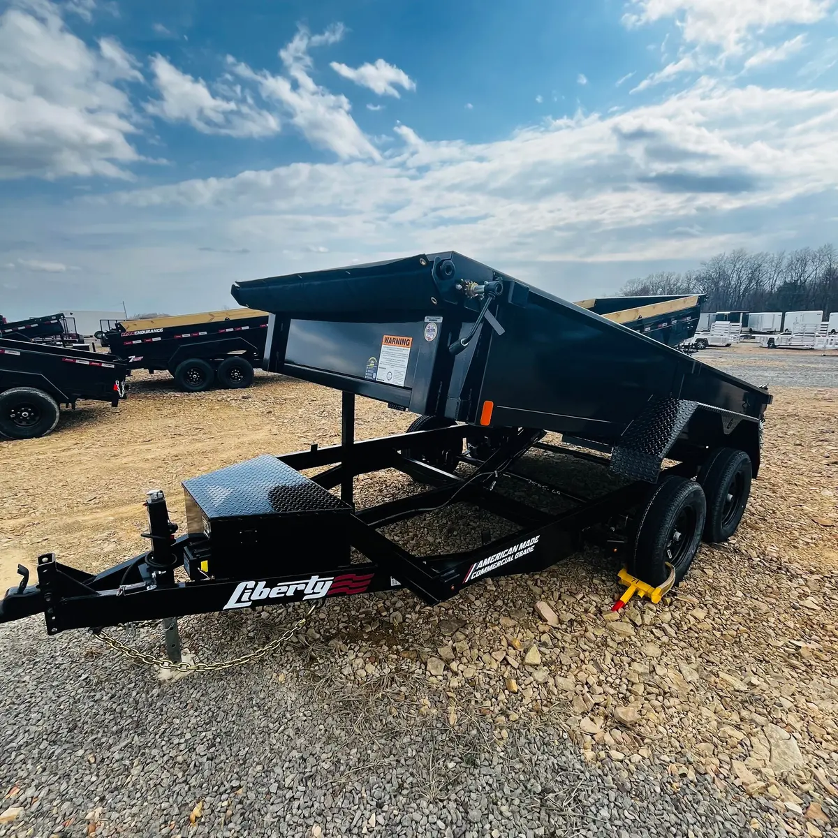 2026 Liberty 6X12 Dump W/ Tarp Kit/ Ramps/7K Gvwr 1