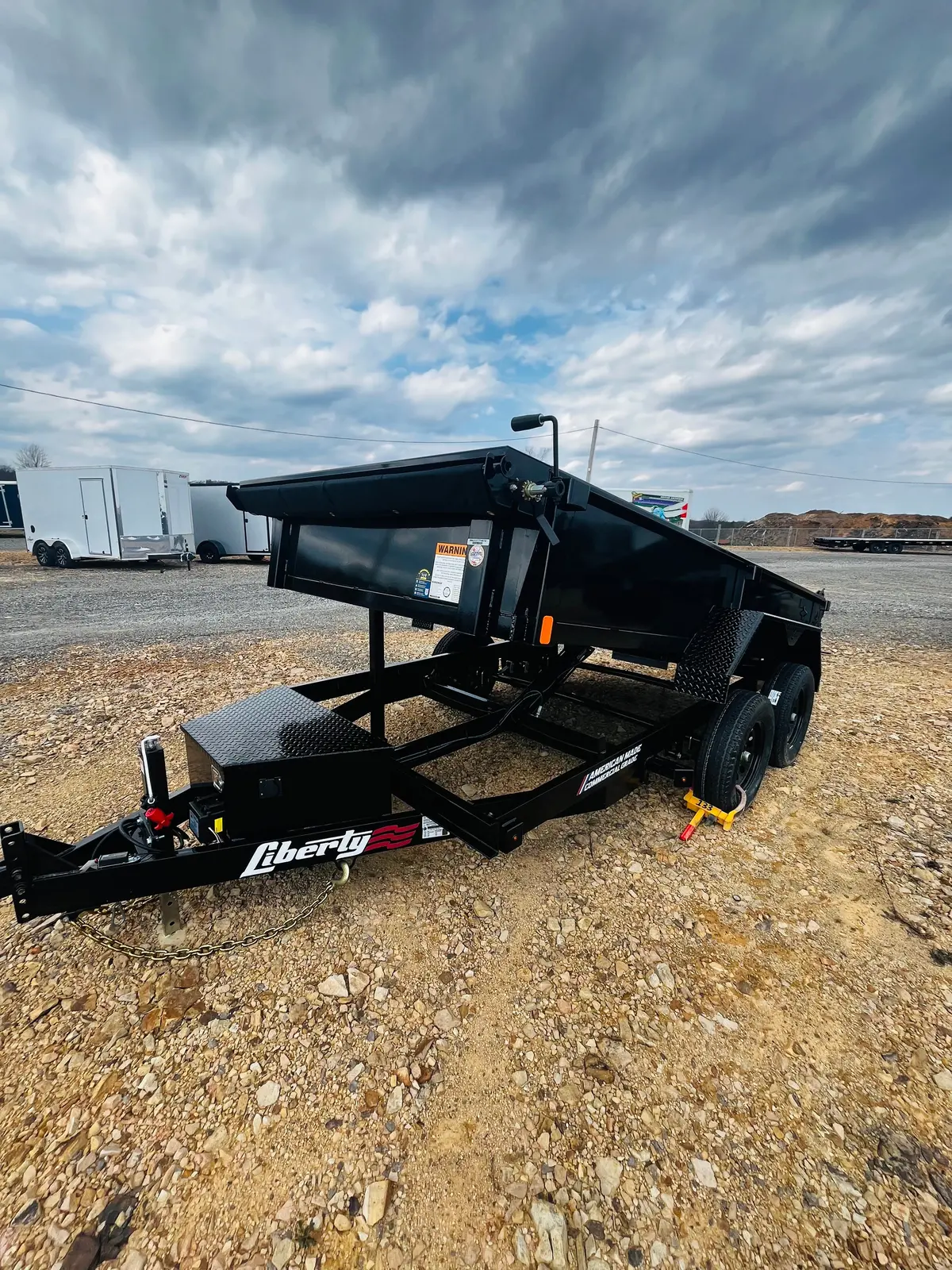 2026 Liberty 6X12 Dump W/Tarp Kit/ Ramps/ 7K Gvwr 2