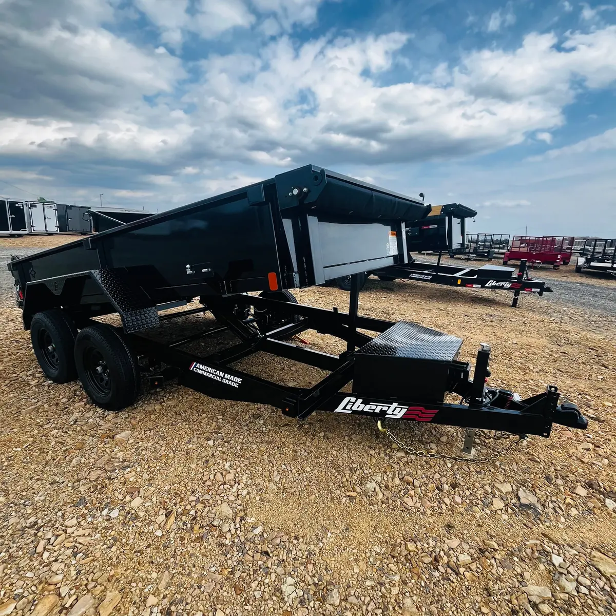 2026 Liberty 6X12 Dump W/Tarp Kit/ Ramps/ 7K Gvwr 1