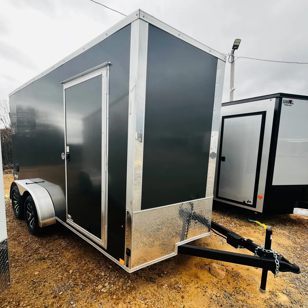 2026 Pace 7X14 Outback Dlx Composite Siding Barn Doors 1