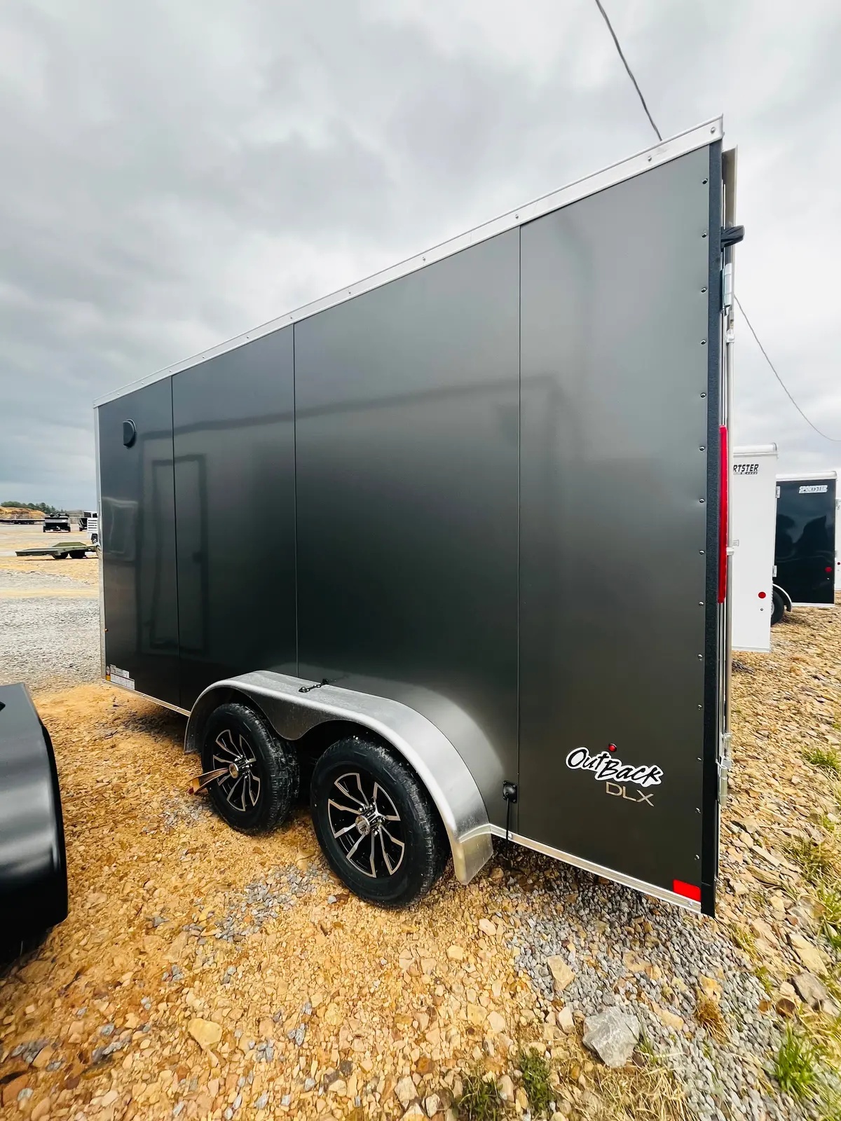 2026 Pace 7X14 Outback Dlx Composite Siding Barn Doors 2