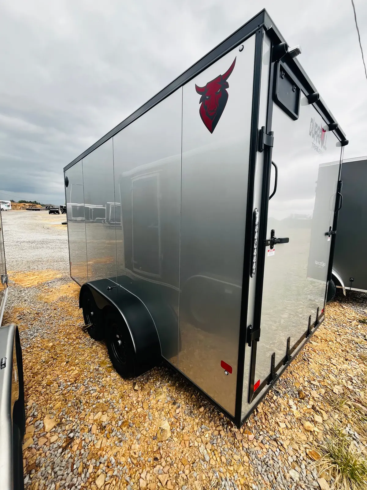 2026 Durabull 7X14 Elite Cargo Trailer/6"^/Ramp/Blackout Package 2