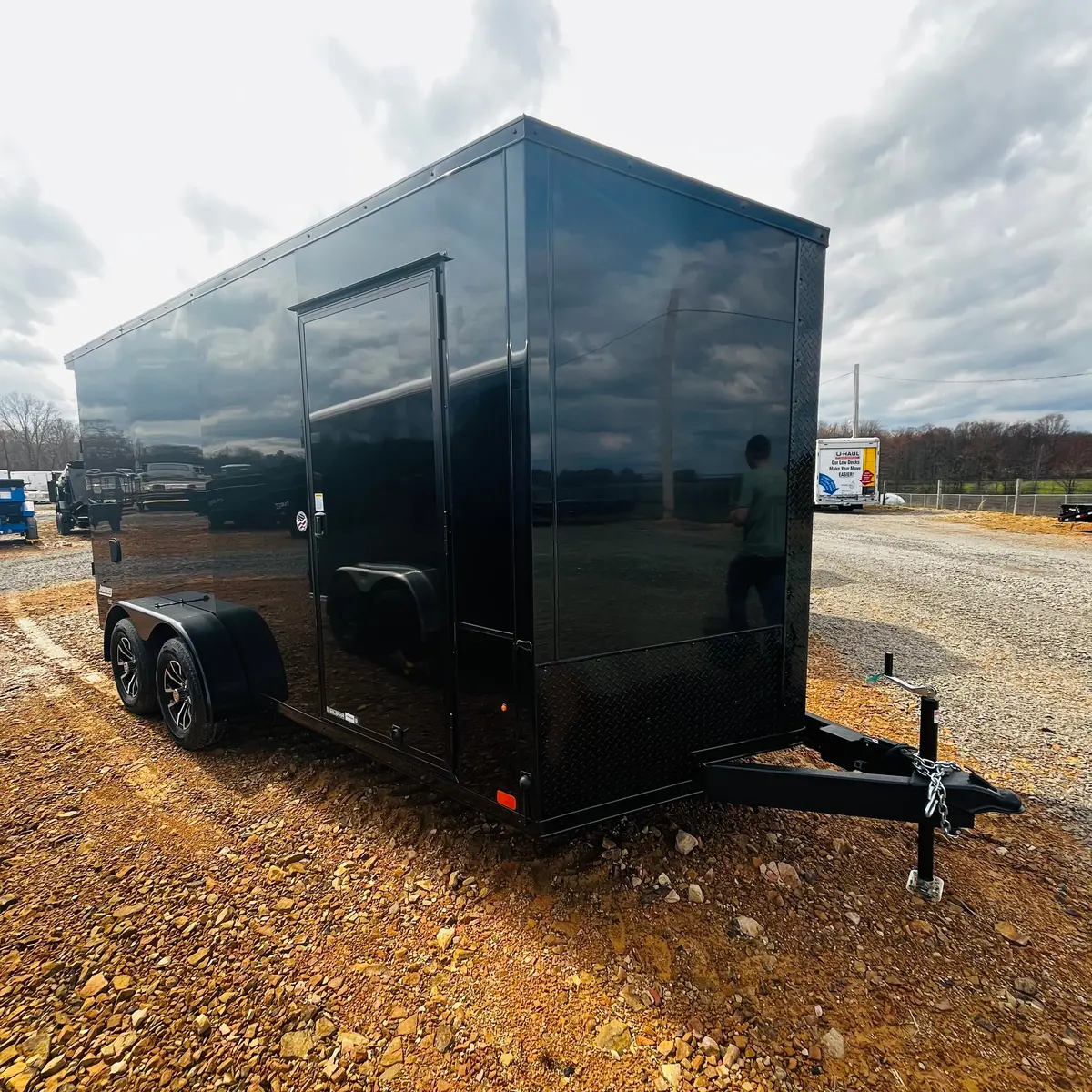 2026 Pace 7X16 Journey W/ Ramp Door/ Composite Siding/ Rear Spoiler 1