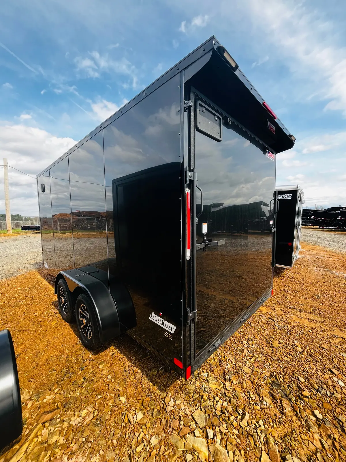 2026 Pace 7X16 Journey W/ Ramp Door/ Composite Siding/ Rear Spoiler 2