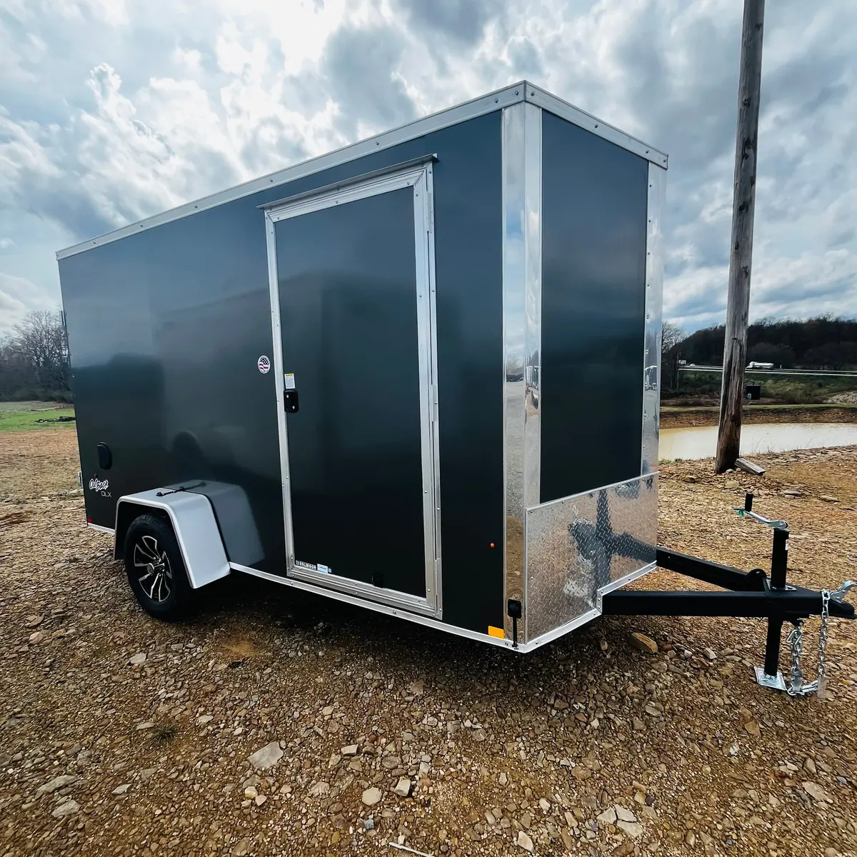 2026 Pace 6X12 Outback Dlx W/ Barn Doors/ Composite Siding/ Translucent Roof 1