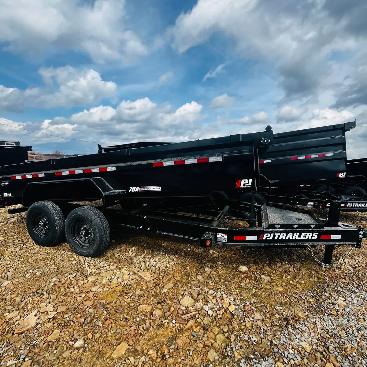 2026 Pj 7X16 Low Sided Dump Trailer (Dl) 1