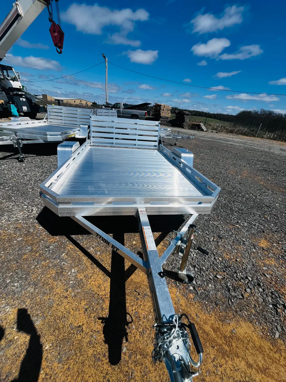 2027 Aluma 77"X10' Utility (7710H-S-Bt) 2