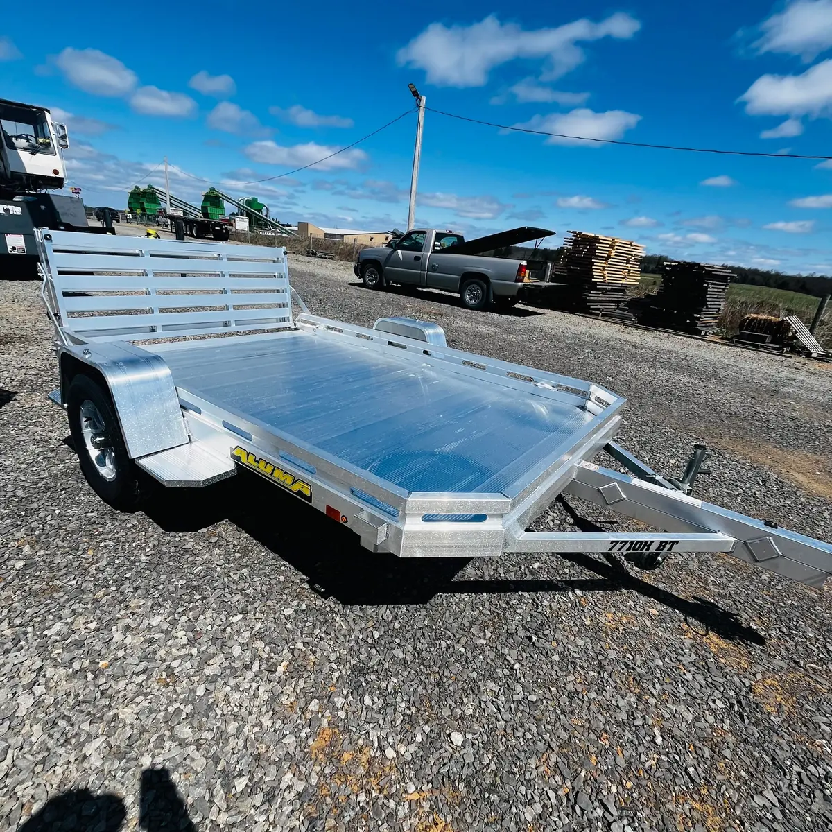 2027 Aluma 77"X10' Utility (7710H-S-Bt) 1