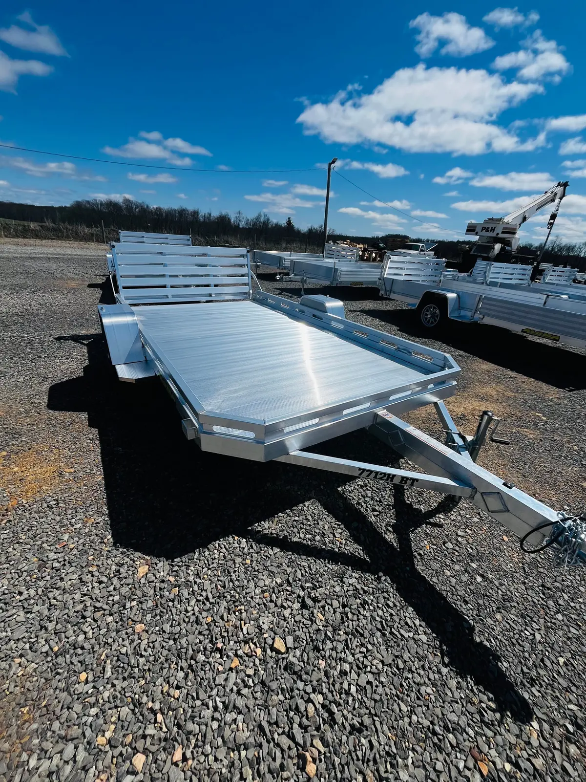 2027 Aluma 77"X12' Utility (7712H-S-Bt) 2