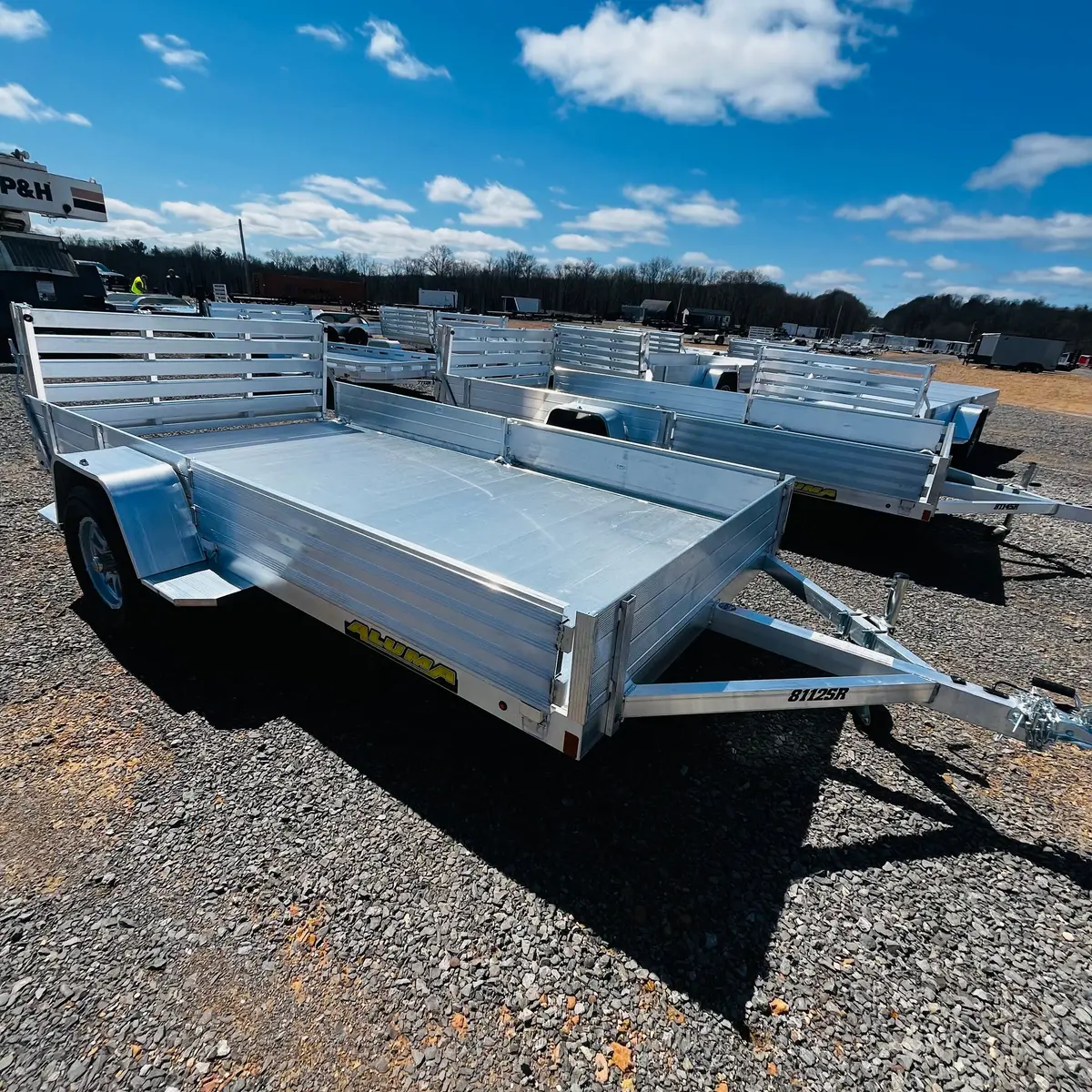 2027 Aluma 81"X12' Utility (8112S-R-Bt-Sr) 1