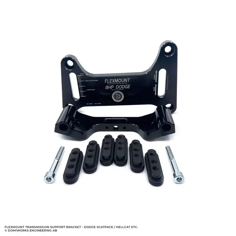 Domiworks Engineering Flexmount - Transmission Supporting Bracket - 8Hp Dodge Scatpack Hellcat 2