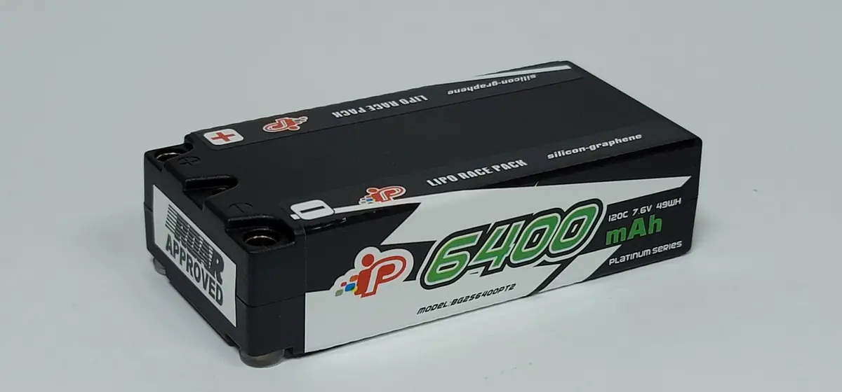 Intellect 6400 Mah 7.6V 120C Graphene Lipo Battery - Shorty 1
