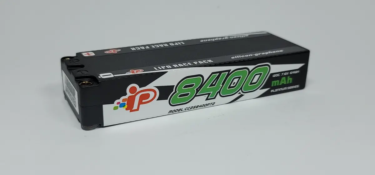 Intellect 8400 Mah 7.6V 120C Graphene Lipo Battery - Standard Size Stick, 2023 Model 1