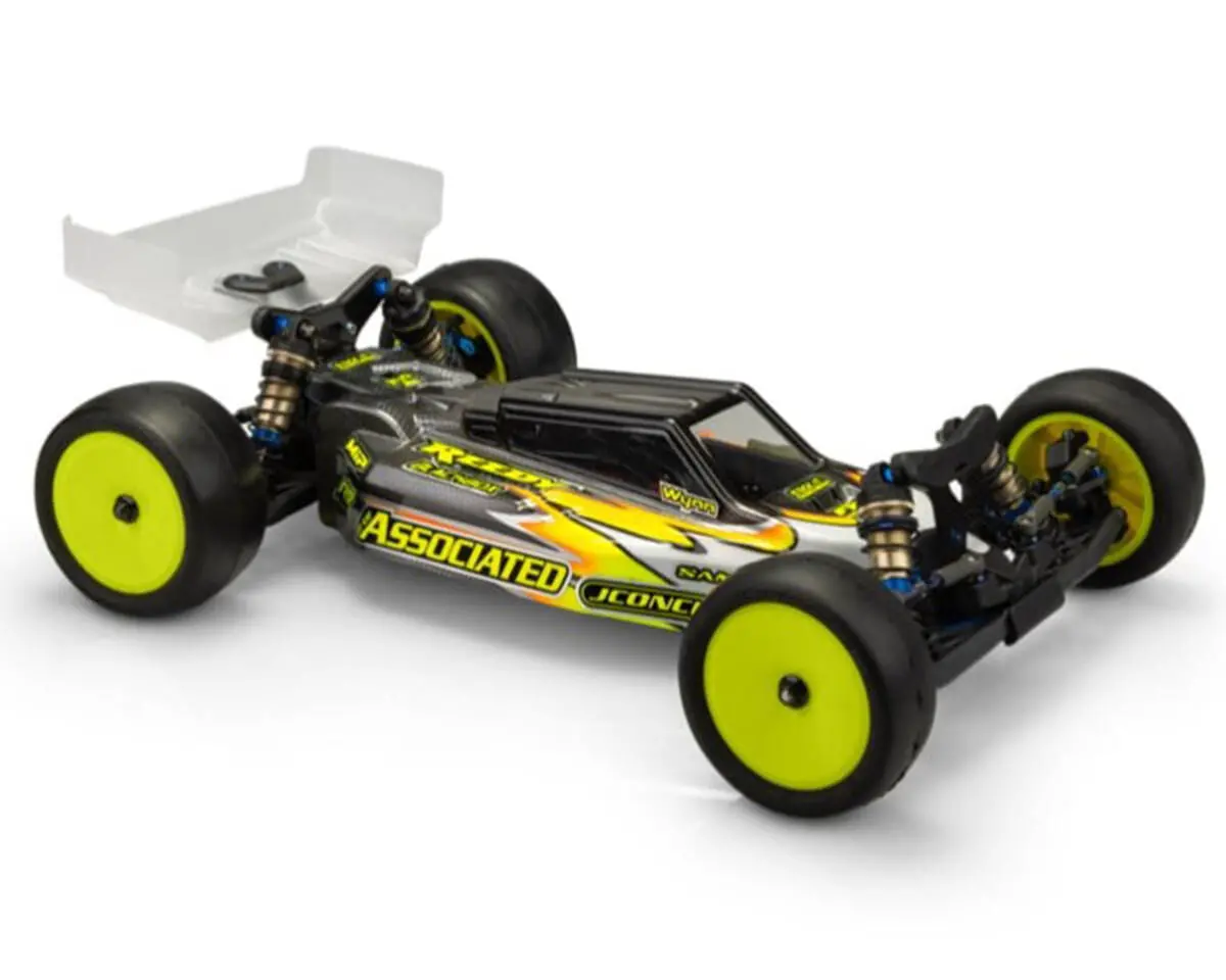 F2 - Rc10b7 Body W/Carpet | Turf | Dirt Wing, Light-Weight 1