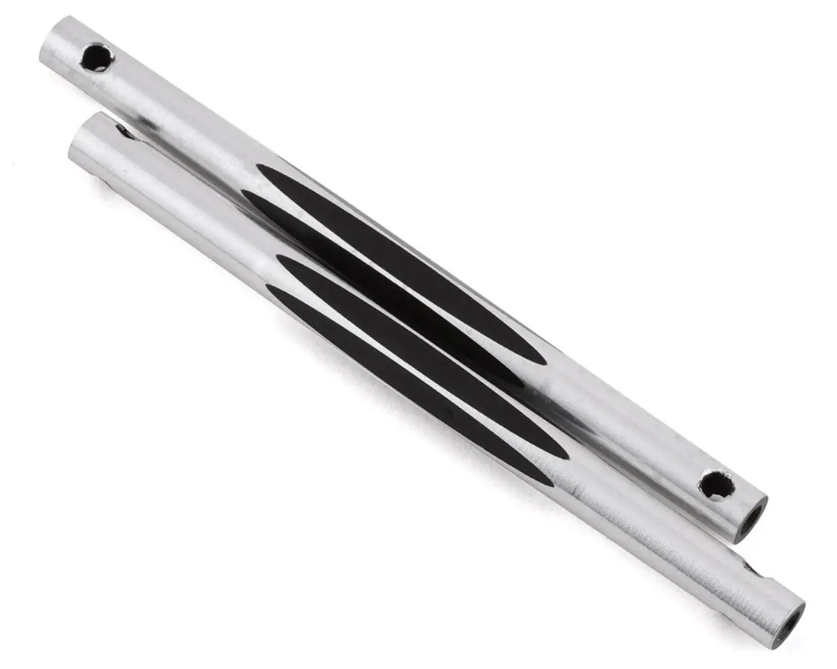 Rc10t Diamond Nose Brace Tubes, Black - 2Pc 1