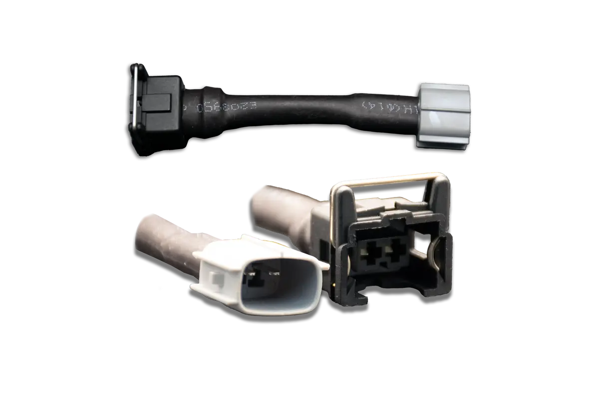 Set Of 4 Jetronic/Ev1 (Female) To Toyota (Male) Injector Plug Adaptors (Padpjtot4) 1