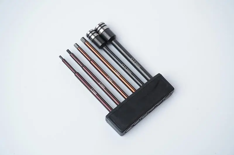 Nut Driver/Hex Wrench Tip Set 1.5, 2.0, 2.5, 3.0Mm Hex & 5.5, 7Mm Nut Driver 1/4″ Drive Hex Power Tip 1
